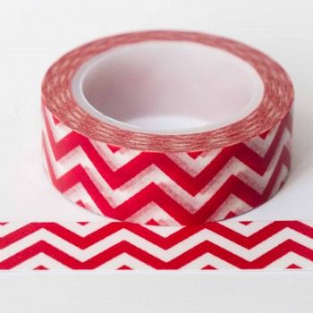 red-chevron-washi-tape